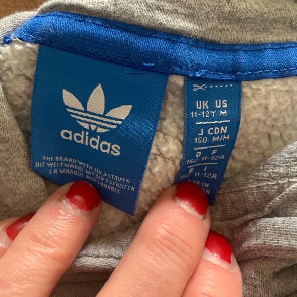 ADIDAS HOODED SWEATSHIRT - Picture 4 of 9